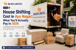 House Shifting Cost in Aya Nagar